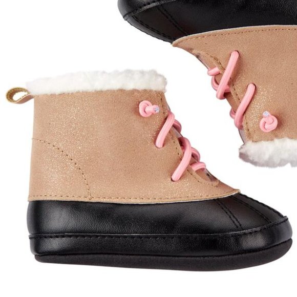 CARTER's Baby Girl Fleece Lined Duck Boots - Picture 6 of 6